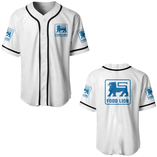 Discover Food-Lion Baseball Jerseys