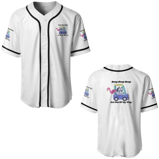 Discover Get Out Of My Way Muffin Baseball Jerseys, Muffin BlueyDad Baseball Jerseys