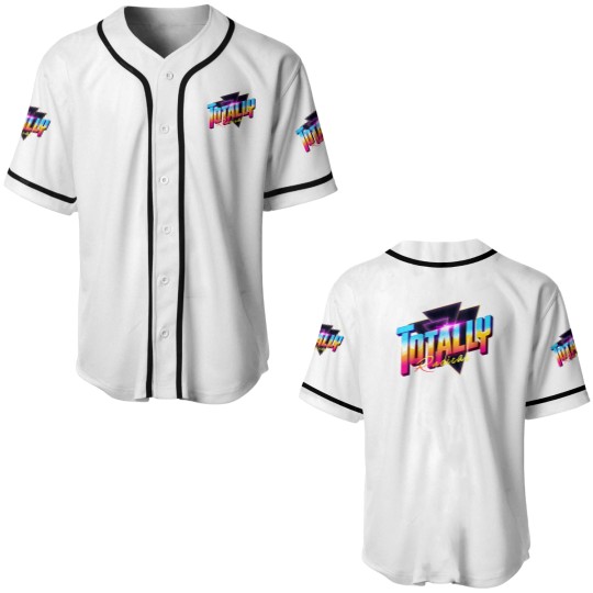 Discover Totally Radical 80s Synthwave Outrun Baseball Jerseys
