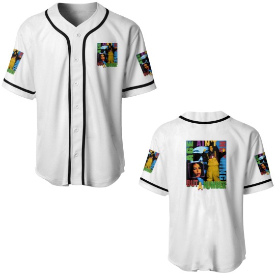 Discover Aaliyah Baseball Jerseys - Age Ain't Nothing But A Number vntg rap Baseball Jerseys 90s 2000's rnb