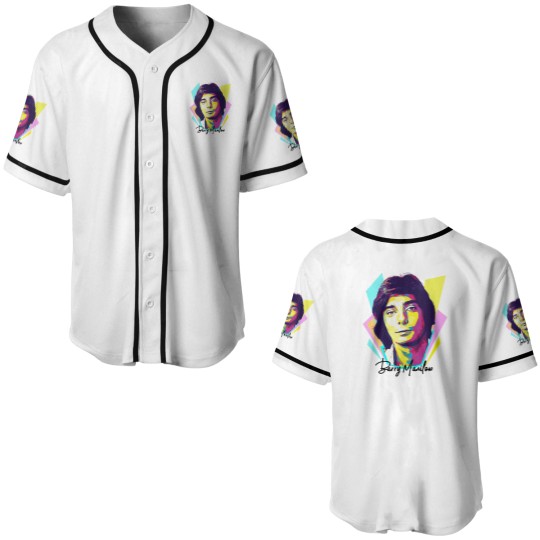 Discover Wpap Pop Art Baraaary Manilow Baseball Jerseys