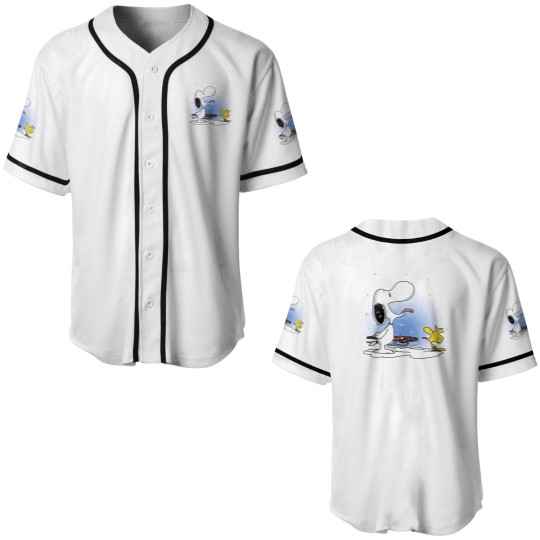 Discover Snoopy Snow Baseball Jerseys