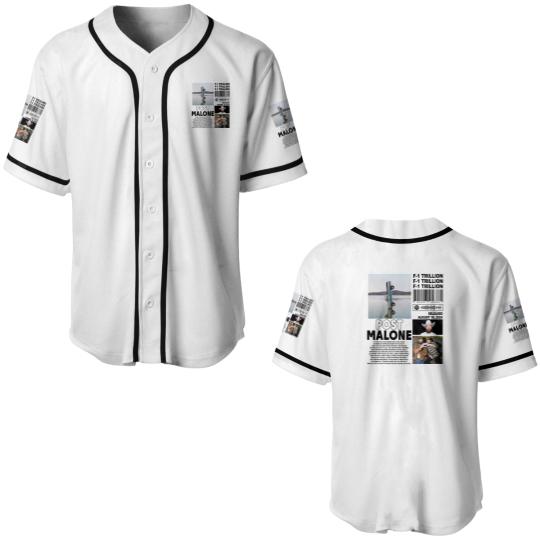 Discover Post Malone Baseball Jerseys, F-1 Trillion Album Vintage Baseball Jerseys