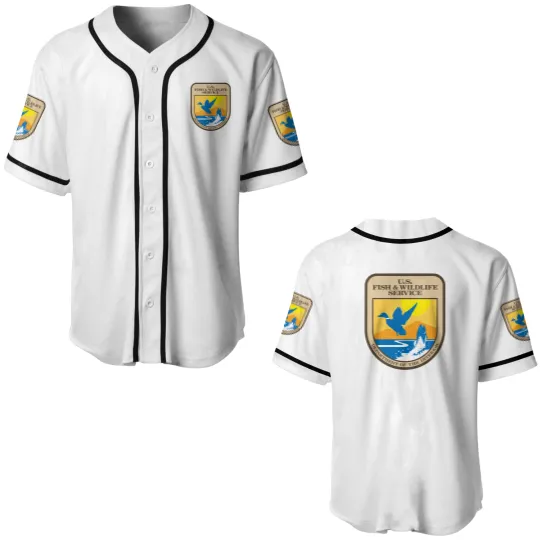 Discover US Fish and Wildlife Service Active Baseball Jerseys