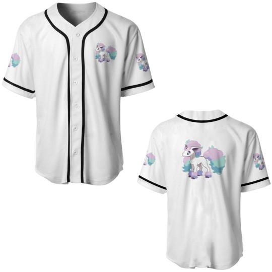 Discover Galarian Ponyta Baseball Jerseys