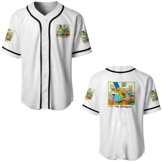 Discover The Simpsons Vintage Baseball Jerseys