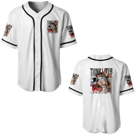 Discover Tate Mcrae Baseball Jerseys, Think Later World Tour 2024 Baseball Jerseys
