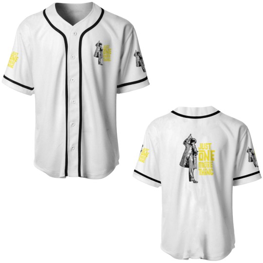Discover Columbo - Just One More Thing Baseball Jerseys