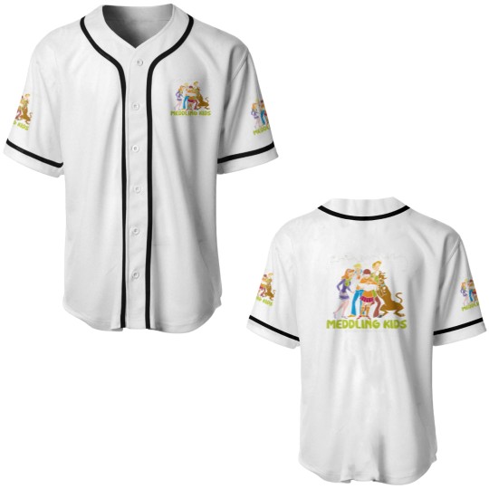 Discover Scooby-Doo Meddling Kids Pullover Baseball Jerseys