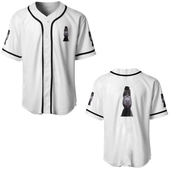 Discover Staring Donkey from shrek Baseball Jerseys