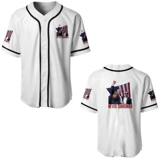 Discover Trump Shot Baseball Jerseys - Pennsylvania Rally 2024