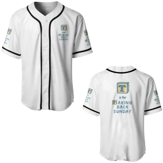 Discover T is for Taking Back Sunday Emo Kid Onesie | Elder Emo Baby Shower Gift | Emo Baby Gift Baseball Jerseys