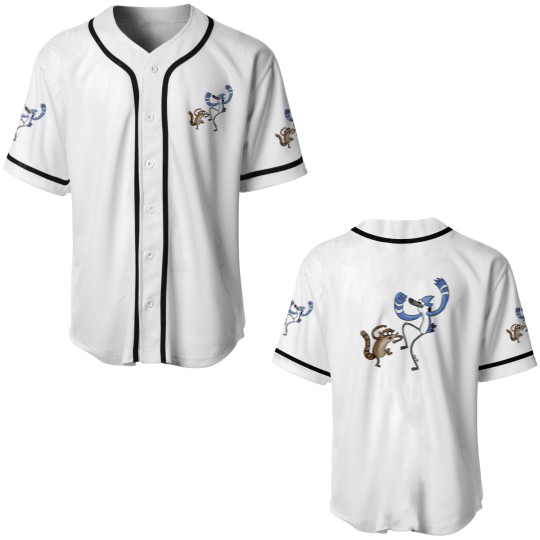 Discover Rigby And Mordecai Baseball Jerseys