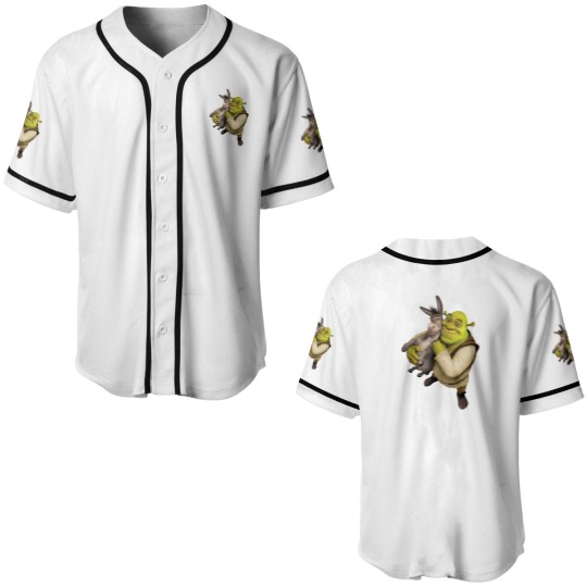 Discover Shrek and Donkey Baseball Jerseys
