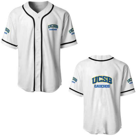 Discover UCSB - University of California Santa Barbara Gauchos .png Baseball Jerseys