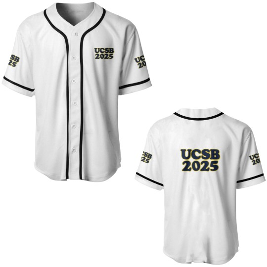 Discover UCSB 2025 .png Baseball Jerseys