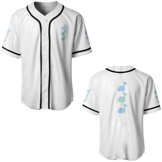 Discover Cute Baby Dinosaur Pastels (1).png Baseball Jerseys