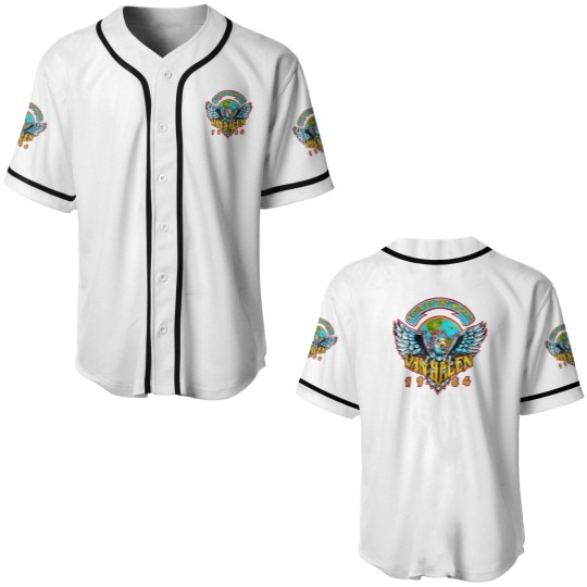 Discover VAN TOUR HALEN 1984 Baseball Jerseys