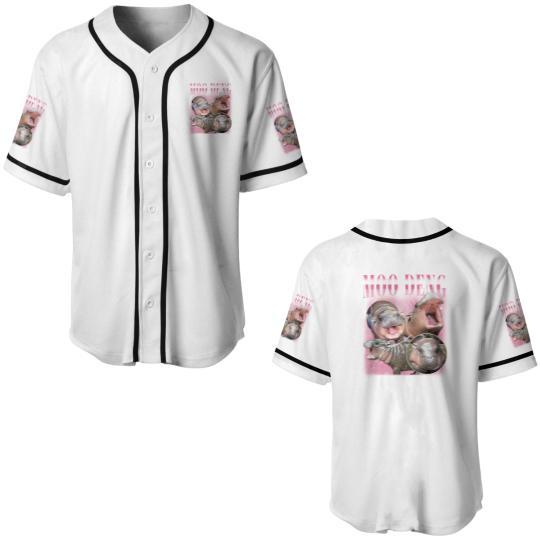 Discover Vintage Moo Deng Baseball Jersey