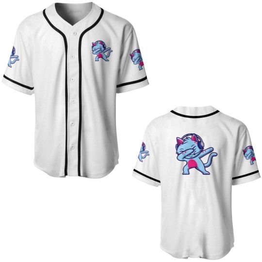 Discover Gravycatman Cat Dab Baseball Jerseys
