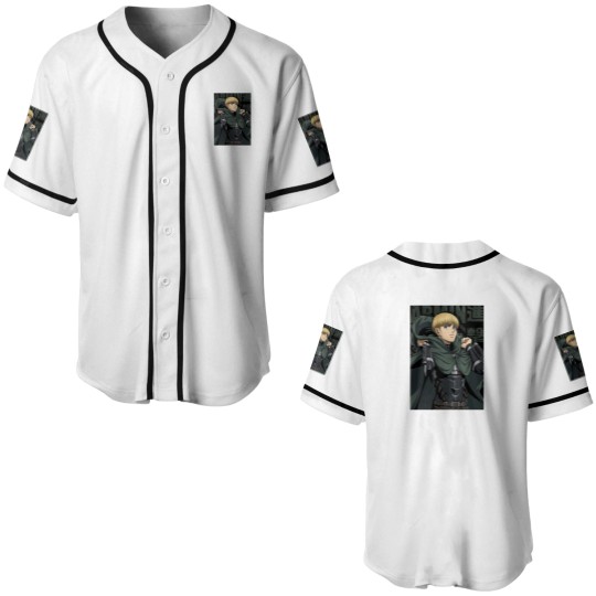 Discover Shingeki no Kyojin - Armin Arlert Baseball Jerseys