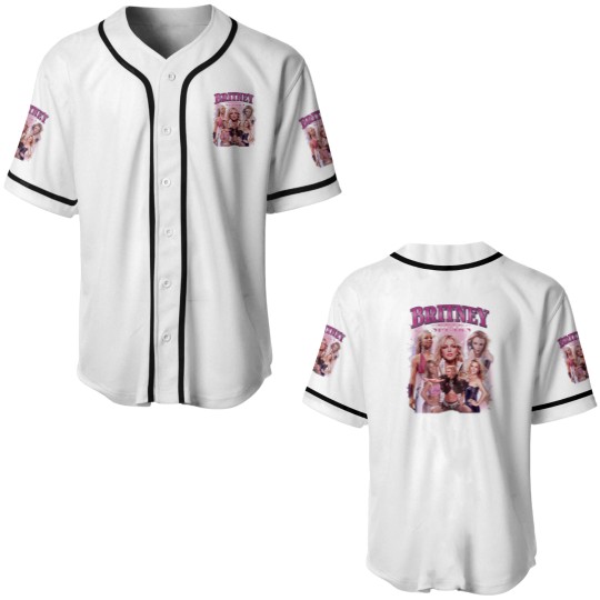 Discover Britney Spears bubblegum Unisex Baseball Jerseys, Britney Spears Merch