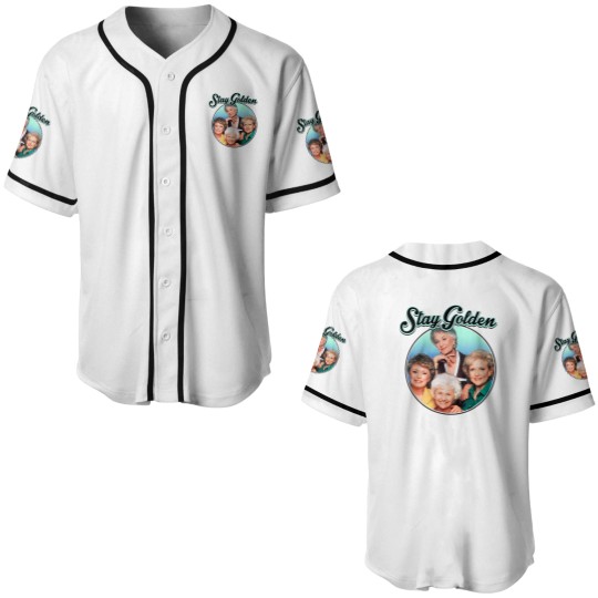 Discover Womens The Gol den Girls Stay Golden Four Mature Women TV Show 80s 90s Fans Gifts Baseball Jerseys