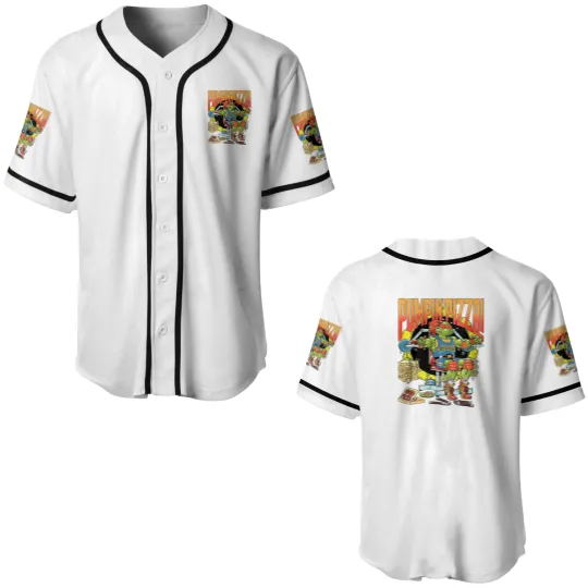 Discover Pumpin' Pizza - Ninja Turtles - Baseball Jerseys