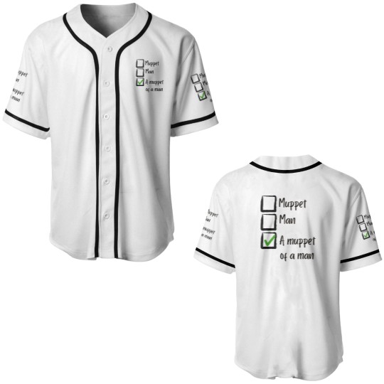 Discover Man2 Muppet Baseball Jerseys