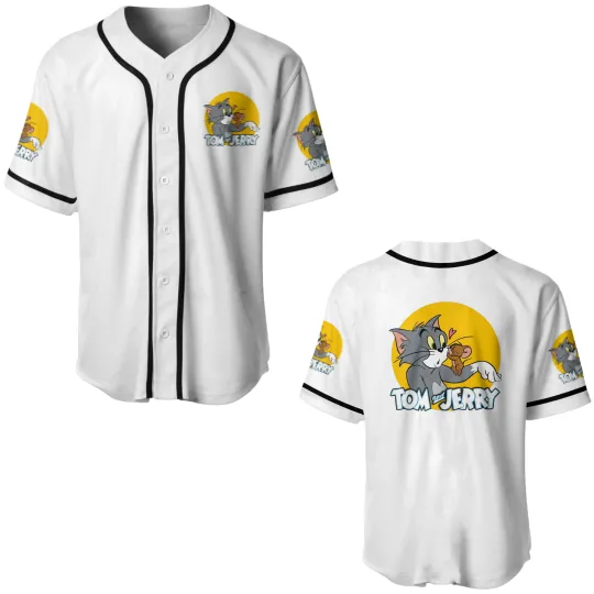 Discover Tom And Jerry, Tom And Jerry merch, Tom , Jerry , Tom And Jerry Tom And Jerry Baseball Jerseys