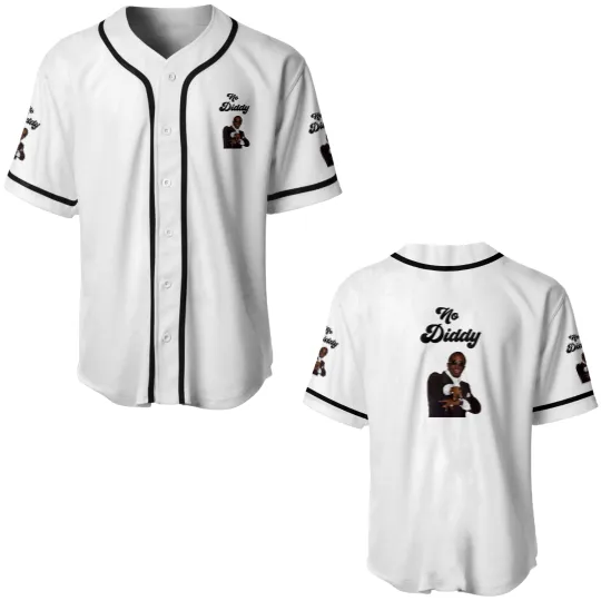 Discover No Diddy Baseball Jerseys | Funny Parody | P Diddy | Hilarious Gift for Her