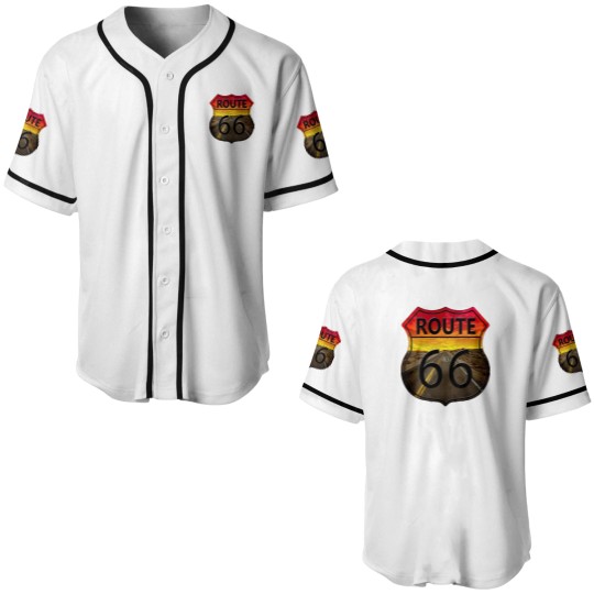 Discover Route 66 Road Baseball Jerseys