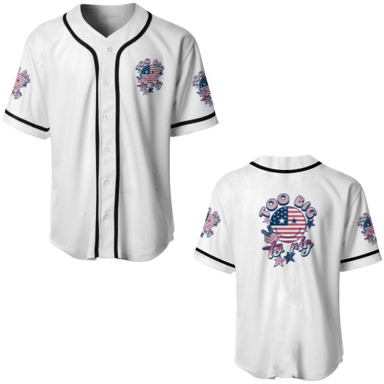 Discover Too big to rig Baseball Jerseys, 2024 presidential election Baseball Jerseys