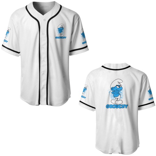 Discover Grouchy Smurf - Grouchy - Baseball Jerseys