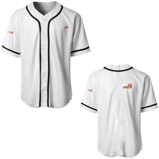 Discover Kirby Rainbow Baseball Jerseys, Cute Kirby Baseball Jerseys