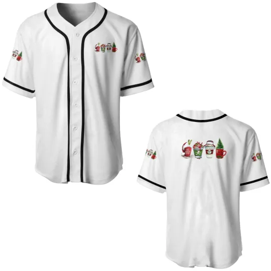 Discover Christmas Coffee Baseball Jersey
