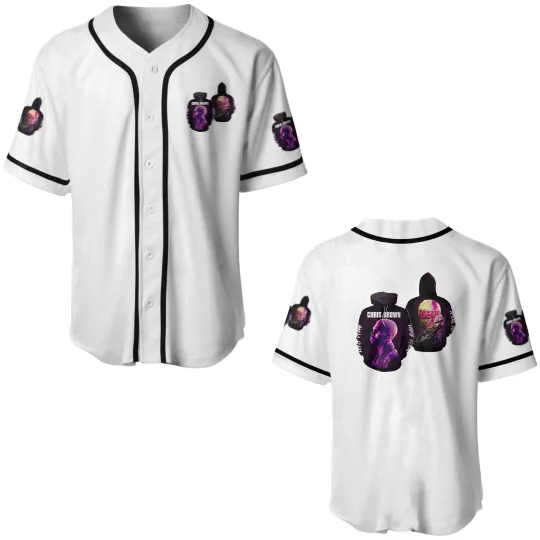 Discover Chris Brown Baseball Jerseys, Chris Brown Baseball Jerseys, 11 11 Tour 2024 3D Baseball Jerseys