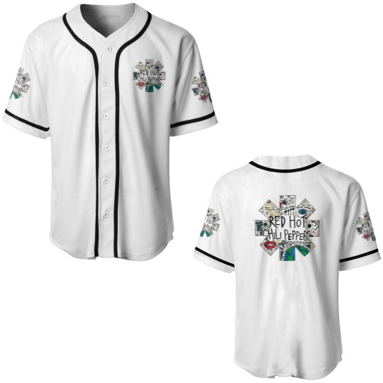 Discover Vintage Red Hot Chili Peppers Concert Baseball Jerseys