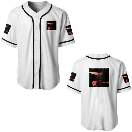 Discover Queens Of The Stone Age Skeleton Guitar Player Baseball Jerseys, Queens Of the Stone Age Baseball Jerseys