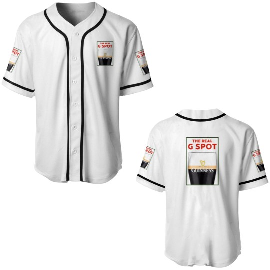 Discover Guinness Vintage Baseball Jerseys, Split the G, Funny Baseball Jerseys
