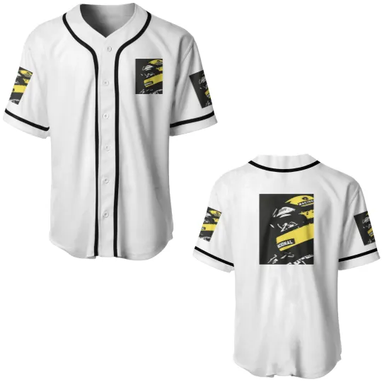 Discover Ayrton Sennaa drawing Baseball Jerseys