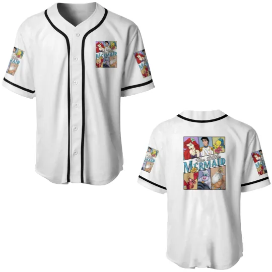 Discover Vintage Little Mermaid  Baseball Jerseys