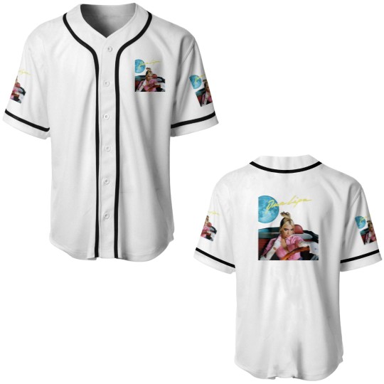 Discover Dua Lipa Singer Vintage Music Baseball Jerseys