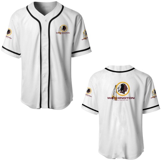 Discover Washington Redskin Baseball Jerseys