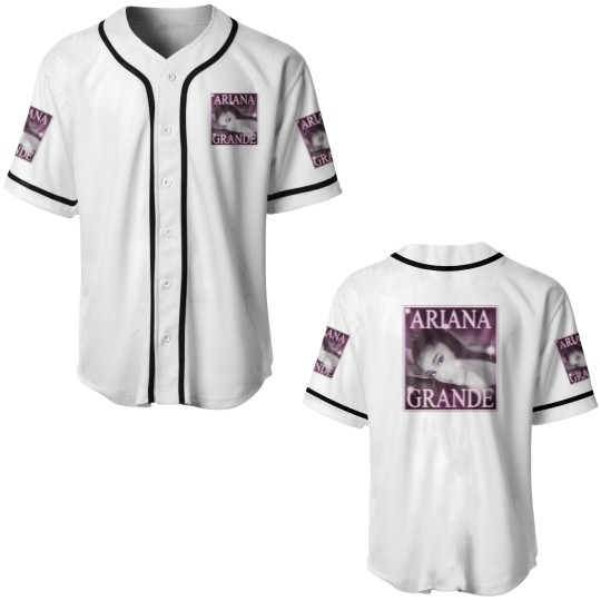 Discover Ariána Grande Thank U Next Homage Baseball Jerseys