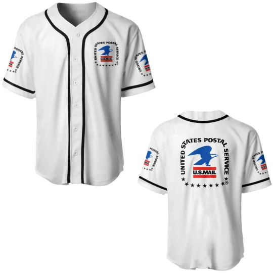 Discover Postal Service Graphic Baseball Jersey
