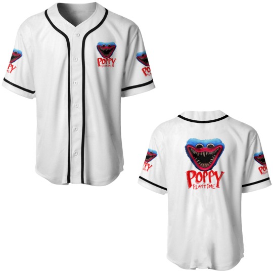 Discover Poppy Playtime Logo Baseball Jerseys