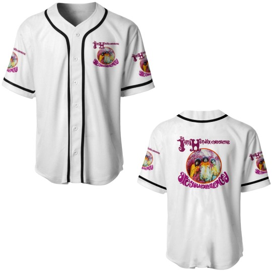 Discover Music Concert Jimi Hendrix legend Baseball Jerseys