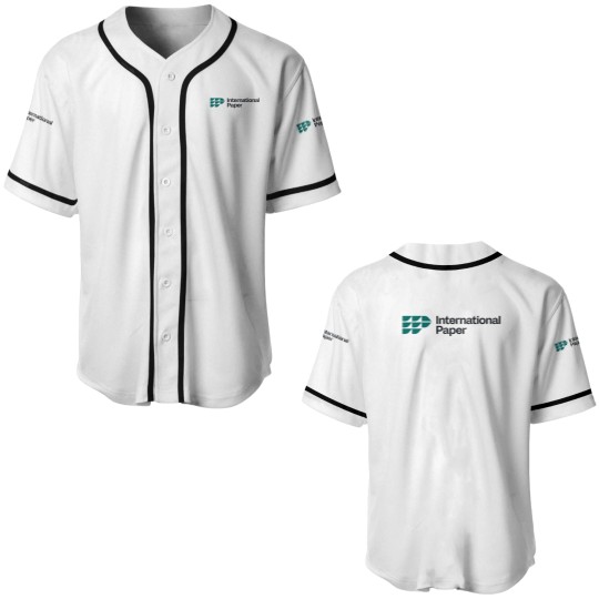 Discover International Paper-Logo Baseball Tees Baseball Jerseys