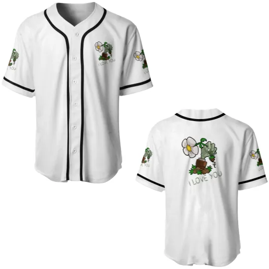 Discover Plants vs Zombies -I Love You t tt Baseball Jerseys